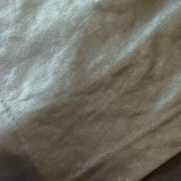 Aritzia Wilfred Free Liah Skort  Black Faux Leather front size S - Picture 9 of 9